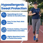 Underarm Sweat Pads for Men and Women – Disposable Armpit Shields to Combat Sweat. Regain Your Confidence with Our Easy-to-Use Underarm Pads Designed for All-Day Protection.