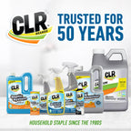 CLR Brands® Lime & Rust Remover, Blasts Calcium, Dissolves Lime, Zaps Stubborn Rust Stains and Hard Water, 22 Ounce Spray Bottle (Pack of 1)