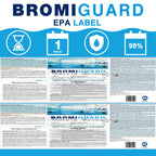 BROMIGUARD 1.8 Lbs Spa Bromine Tablets 1 Inch for Spa Hot Tub Chemical Sanitizer | Pre-Stabilized 1" Brominating Tablets for Pools | Less Chlorine Odor Bromine Tabs 1.8 Pounds