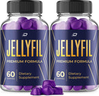 Jellyfil Gummy – Jellyfil Gummies Advanced Formula for Natural Ingredients, Extra Strength for Active Lifestyle - 2 Pack - 120 Gummies
