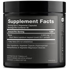 40,000mg Pure Black Maca Root Extract - Ultra Concentrated 20:1 Single Origin Wildcrafted Third-Party Tested Black Maca Powder Capsules for Men & Women - Peruvian Black Macca Root Powder -120 Veg Caps