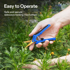 VIVOSUN 6.5 Inch Garden Scissors, Blue Pruning Shears for Plants, 6-Pack