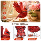 Nacome Cardinal Metal Garden Statue: Easy Assemble Outdoor Decor