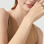 Miabella Solid 925 Sterling Silver Italian 3mm Paperclip Link Chain Bracelet for Women Men, Made in Italy (Length 7.5 Inches)