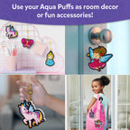 Skillmatics Aqua Puffs Unicorns, Stocking Stuffer for Kids, Paint by Number