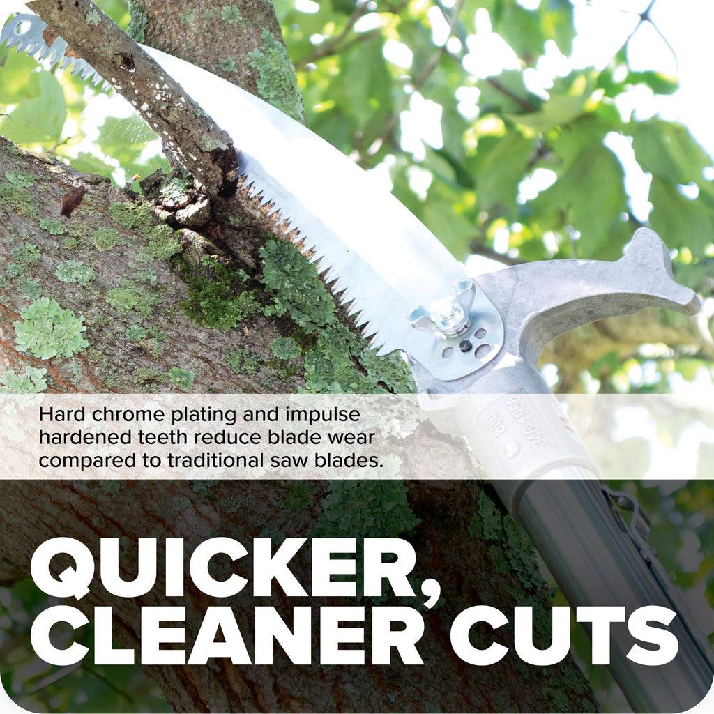 Jameson Tri-Cut Pole Saw Head Kit, 16-Inch Blade, Corrosion-Resistant Aluminum, Model PS-3FPS2