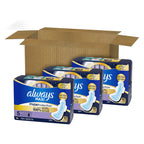 Always Maxi Overnight Pads with Wings, Size 5, Extra Heavy Overnight, Unscented, 72 Count