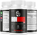 (2 Pack) Iron Horse Pro Supplement Pills - Official Advanced Formula Support Capsules - Maximum Strength, Natural Iron Horse Pro for Overall Health & Wellness, 120 Capsules for 2 Months