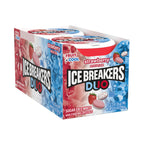 ICE BREAKERS Duo Cool Strawberry Sugar-Free Mints Tins, 1.3 oz, 8 ct
