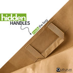 Large Paper Bags with Handles - 300 Pcs 16x6x12 Kraft Paper Bags, Kraft Shopping Bags for To Go, Takeout, Retail, Brown Paper Bags