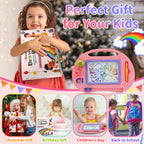 BABLOCVID Magnetic Drawing Board for Toddlers Girl Toys Doodle Board Pad