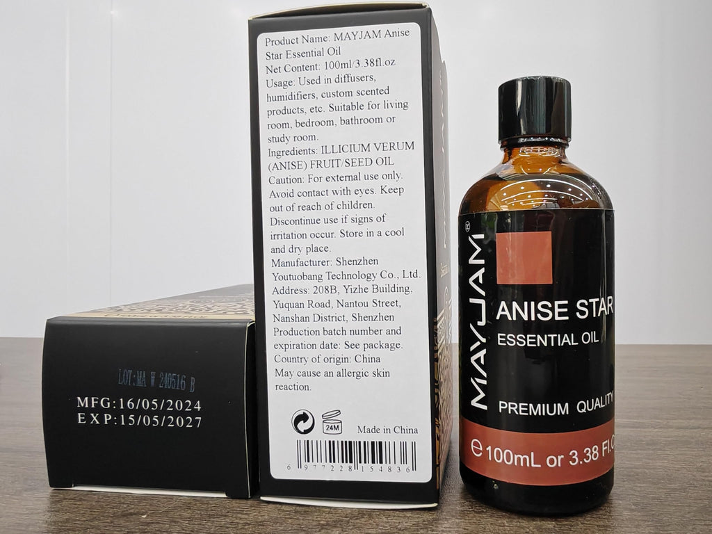 Chamomile Essential Oil 100ML/3.38FL.OZ, MAYJAM Premium Chamomile Oil Essential Oils with Glass Dropper, Great for Diffuser and Candle Making