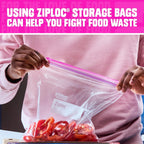 Ziploc Gallon Food Storage Bags, Stay Open Design with Stand-Up Bottom, Easy to Fill, 162 Count