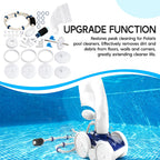 Upgraded Pool Cleaner Rebuild Repair Replacement Fit for Polaris Zo-diac Automatic 280 TR28P with Wheel, Tire, Drive Shaft, Turbine Bearing, All Purpoe Bag, Sweep Hose, Wheel Bearing, Tailsweep Pro