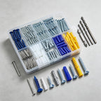Wensilon (270 pcs) Assortment Plastic Drywall Wall Anchors Kit Screws