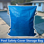 Adnee Pool Cover Storage Bag with 4 Carry Handles,48x57 Inch Waterproof Pool Safety Cover Stowaway Bag, Pool Cover Packing Bags for Pool Covers Organizing