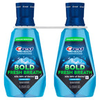 Crest Mouthwash Pro-Health Bold Fresh Breath, 99% Germ Kill, Antigingivitis & Antiplaque, Clean Mint - 1 L (33.8 fl oz), Pack of 2