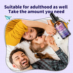 Kids Magnesium Liquid Drops-Magnesium Glycinate Liquid for Kids Supplement-w/L-theanine, Omega-3, Vitamin B6, D3 - for Sleep, Relaxation, Brain, Bones - Mixed Berry Flavor, 4 Fl Oz