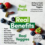 COUNTRY FARMS Super Fruits and Veggies Capsules, Whole Food Supplement, Powerful Antioxidant, Supports Energy, Immune Health, Boosts Digestive Health, 30 Organic Super Foods, 60 Servings, 2 Pack