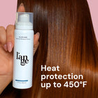 L'ANGE HAIR Glass Hair Heat Protectant Spray | Anti-Frizz Blow Dry Mist | Long Lasting Hold & Shine | Humidity Protection | Thermal Heat Protection Spray | Lightweight Blow Out Primer, 5 fl oz Bottle