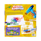 Crayola Marker Airbrush Spray Art Kit, Arts & Crafts Toys, Holiday Gift