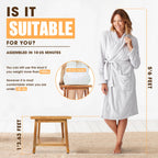 Shower Stool Bench Chair Waterproof with Storage Shelf for Shaving Legs, Spa, Bath Seat, Inside Shower Bench for Adults Seniors Elderly, Outdoor Side Table, Patio, Pool, End Table (16 Inches)