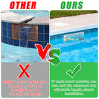 Guotwozi Skimmer Guard Kit Pool Skimmer Net Leaf Skimmer Catcher Shield Protective Spring Action Net System Leaf Protection Debris Prevent Blockage Easy Assembly Durable White