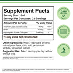 Double Wood Supplements Premium Liquid Collagen - 2500mg of Hydrolyzed Bovine Collagen (Type 1, 3 and Grassfed) - 32 Servings - for Women and Men - 30 mcg of Biotin - Sugar Free Pear Flavor