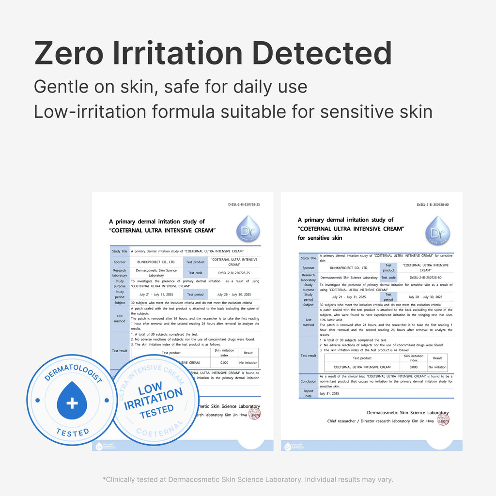 coeternal Ultra Intensive Cream, Hydrating Korean Face Moisturizer with Niacinamide, Arginine & Algae11 Extracts, Non-greasy Barrier Cream for Dry, Oily or Sensitive Skin, 50ml / 1.69 fl.oz.