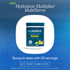 Liquid I.V.® Hydration Multiplier - Lemon Lime | Electrolyte Powder Drink Mix | 1 Tub (30 Servings)