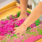 Educational Insights Pluffle® 4-Pack - Sensory Bin Foam Set, No Mess Alternative to Sand Toys & Slime for Toddlers, Fun Sensory Table Filler for Home or Classroom, Gift for Kids Ages 3+