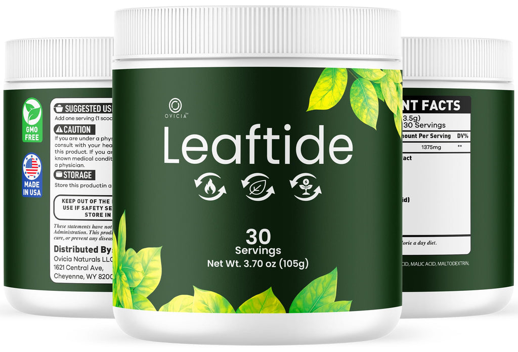 Leaftide Powder - Official LeafTide Powder Advanced Premium Formula with All Natural Ingredients, LeafTide Maximum Strength Support for Wellness & Overall Health, 60 Servings for 1 Month