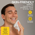 The Nobleman Cleansing Wipes Variety Pack (8 Packs, Charcoal)