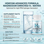 Hydrogen Water Tablets, H2 Molecular Hydrogen with Magnesium, 10 PPM Hydrogen Tablets for Drinking Water, Supports Physical Recovery, Brain Health&Cellular Energy - Non-GMO, Gluten-Free 120 Tablets.