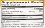 Country Life Vegan K2 Melts 500 MCG, 60 CT