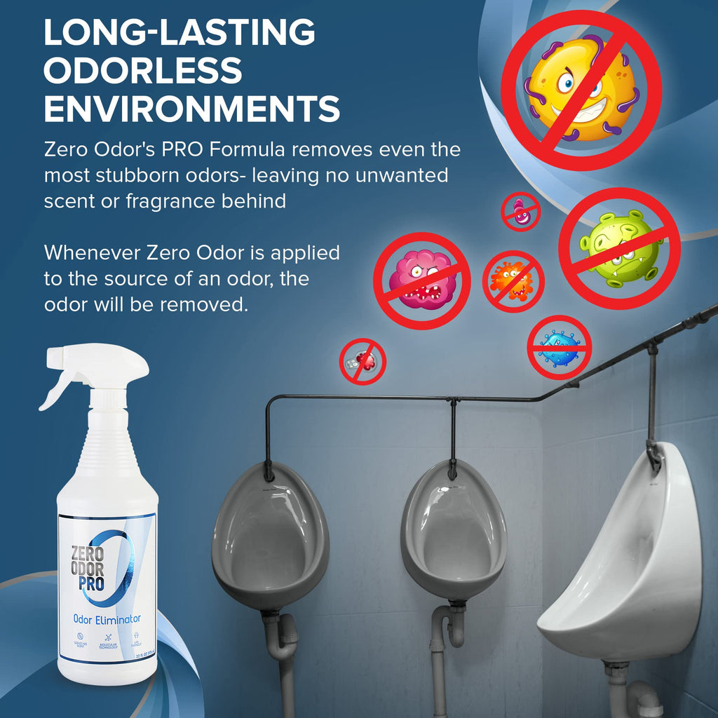 Zero Odor Pro Commercial Strength Odor Eliminator, Room Deodorizer and Air Freshener, Trigger Spray, 32 oz