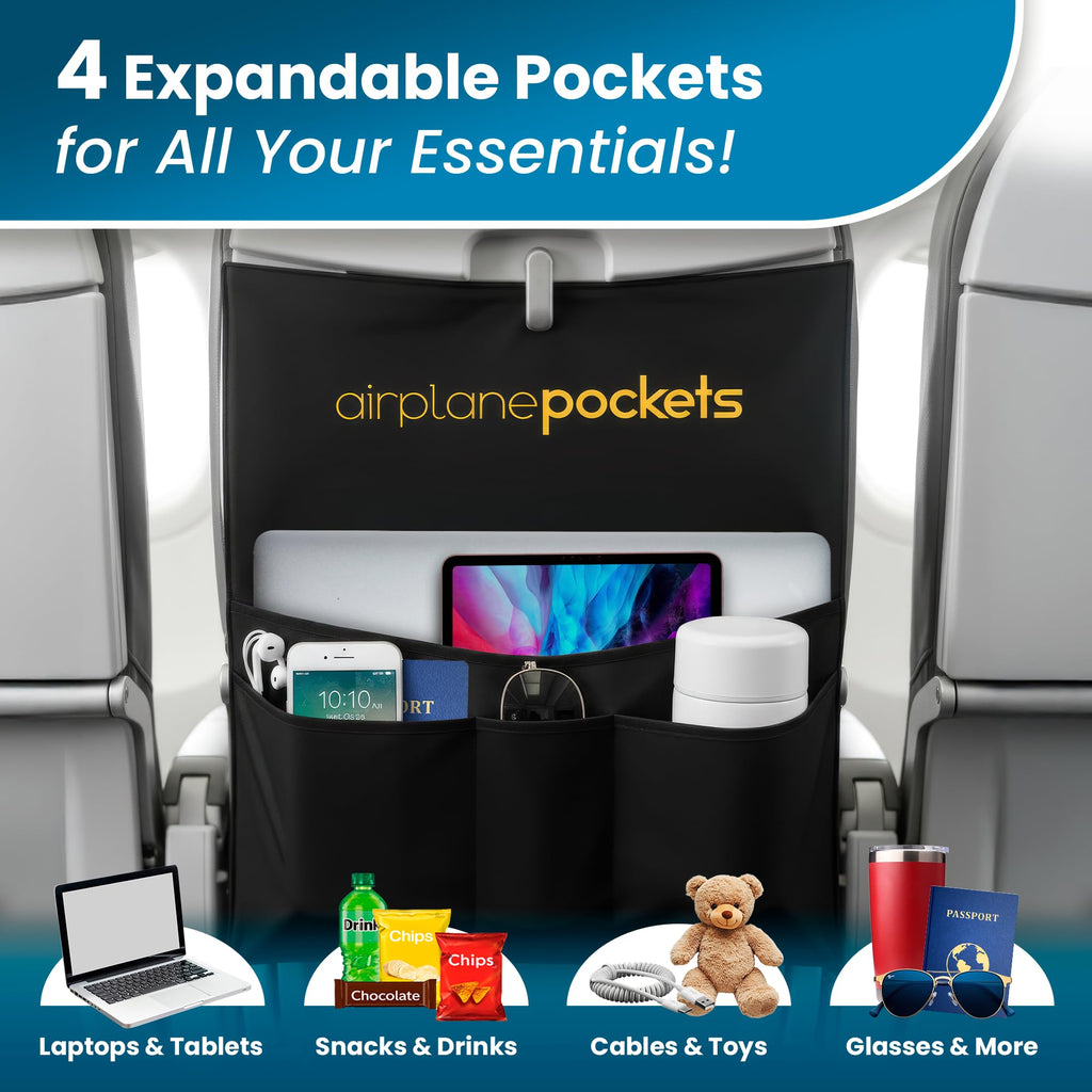 Airplane Pockets - Accessories Plane Travel Essentials, Travel Organizer