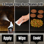 Black Diamond Stoneworks Griddle & Grill Cleaner – Flat Top Griddle Cleaner, Non-Caustic, Food-Contact Safe, Unscented, Residue-Free, Stainless & Cold-Rolled Steel, 32 fl oz (32)