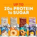 ONE Protein Bars, Maple Glazed Doughnut, Gluten Free with 20g Protein and 1g Sugar, Pantry Staples, 2.12 oz (12 Count) (Pack of 6)