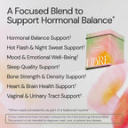 Life Transition Hormonal Blend, Hormone-Free Perimenopause Supplement for Women, Daily Powder, Vitamins, Minerals, Probiotics, Hot Flash Relief, Night Sweats, Mood, Bone & Sleep Support, 30 Servings