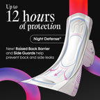 Kotex Ultra Thin Overnight Pads with Wings, Extra Heavy Absorbency, 102 Count (3 Packs of 34) (Packaging May Vary)