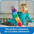 hand2mind Numberblock Seven Playful Pal, Plush Figure Toys, Numbers for Toddlers, Cute Stuffies, Preschool Math Learning Toys, Stuffed Animal, Small Plushies, Counting Blocks, Birthday Gifts for Kids