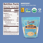 Bob's Red Mill Organic Thick Rolled Oats, 32oz (4 Pack)