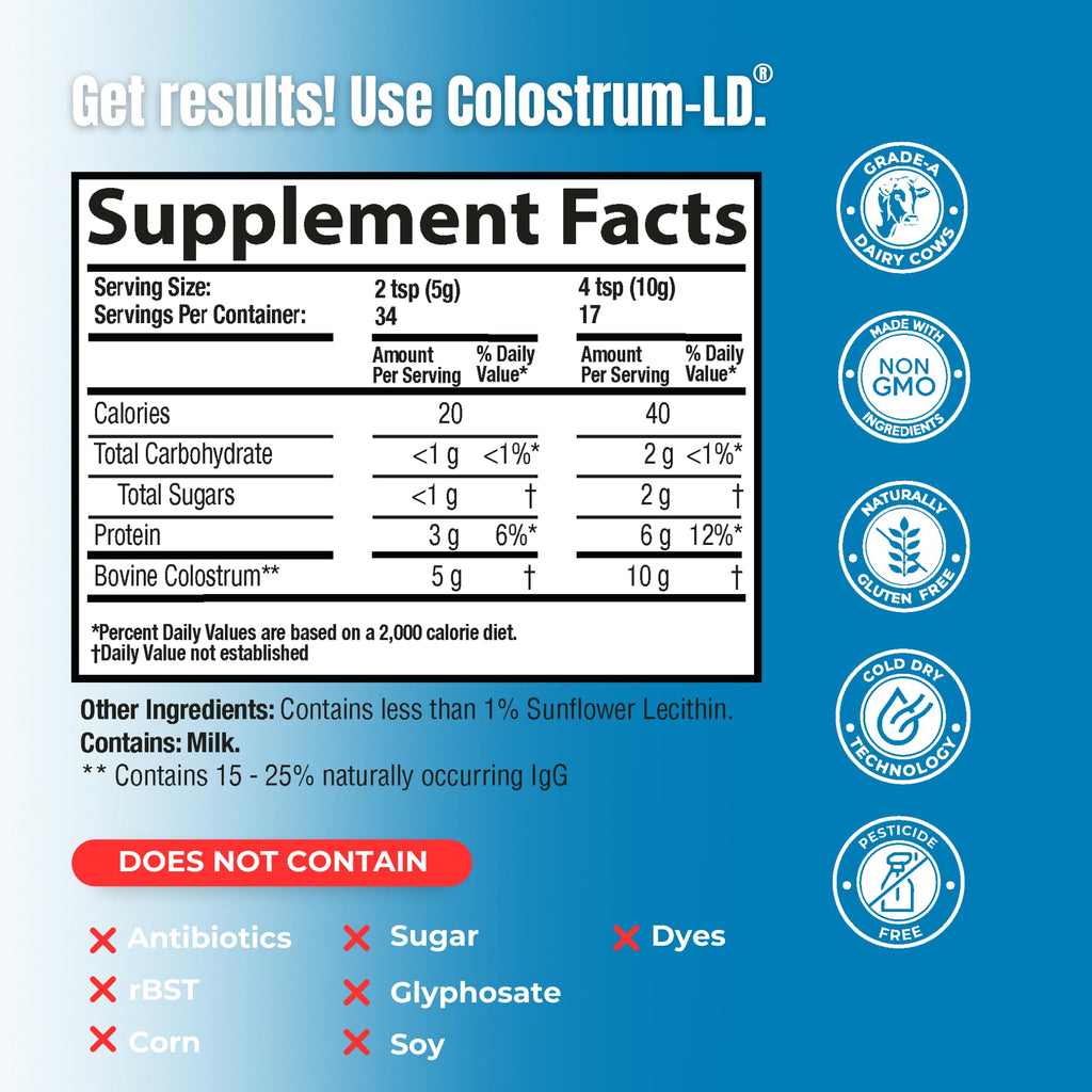 Sovereign Laboratories Colostrum-LD® Powder :: 6oz/170g,