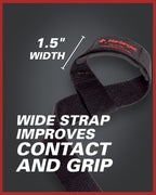 Harbinger Padded Cotton Lifting Straps with NeoTek Cushioned Wrist (Pair), Camo