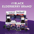 Sambucol Black Elderberry Syrup - Black Elderberry Liquid, Immune Support for Kids and Adults, High Antioxidants, Gluten Free - Original Formula - 7.8 Fl Oz, 2-Pack