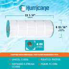 Hurricane Filters HF8316-01 Advanced Pool Filter Cartridge - Replacement for PXST150, Unicel C-8316, Filbur FC-1286, Hayward X-Stream CC1500