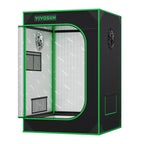 VIVOSUN S223 2x2 Grow Tent 24"x24"x36" Small Mylar Tent for Indoor Plants