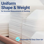 Weigh Boats Medium (100ml, 125 Pack) Disposable Plastic Trays for Scale, Anti-Static Square Tray Weighing Dishes, Polystyrene Lab Dish for Powder Weight, Mixing Epoxy, Food Sample Container, Pour Boat