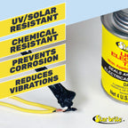 STAR BRITE Liquid Electrical Tape - Black, Flexible Electrical Insulation